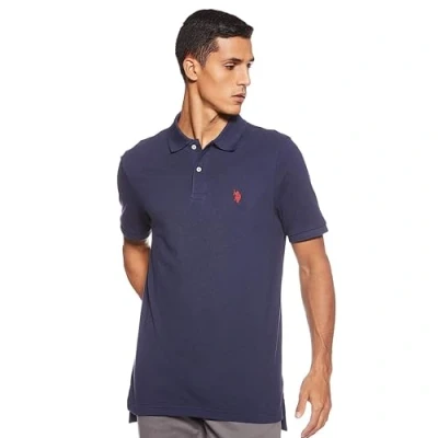 Image of U.S. Polo Assn. Men&#039;s Shirt, Classic Navy, Large