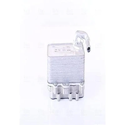 Image of 49870255 oil Cooler NISSENS 91100 Water cooled without filter housing, with gaskets/seals AUDI: A6 C7 Saloon, A5 B8 Coupe, Allroad