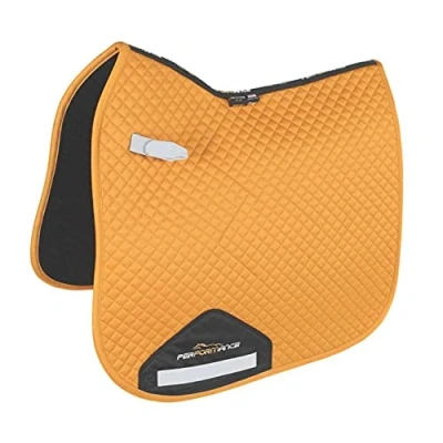 Image of Shires Performance Dressage Saddlecloth Saddle Pad Cob/Full Size Mustard