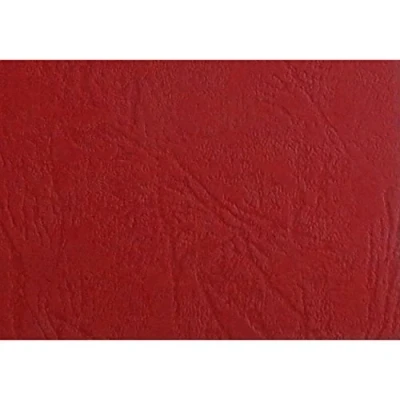 Image of GBC CE040031 A4 Leather Grain Binding Covers 250gsm Red
