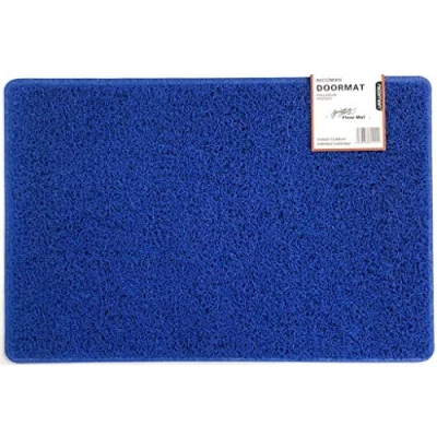 Image of Nicoman Dirt Trapper Barrier Door Mat Heavy Duty Outdoor Indoor Floor Matt(60x40cm,Blue)