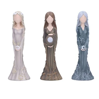 Image of Nemesis Now Aspects Figurines, Multi Coloured, 15cm, Natural Mother Maiden Crone