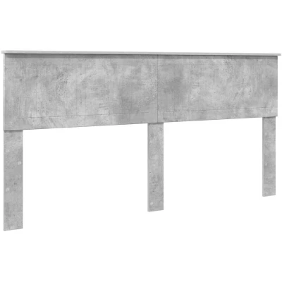 Image of vidaXL Headboard with Concrete Grey 180 cm Engineered wood