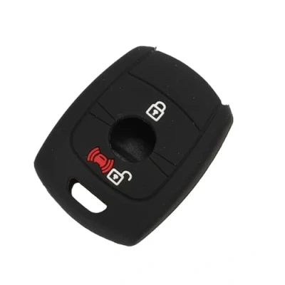 Image of Remote Key Shell 2 Buttons Replacement Case Fob For SsangYong Actyon Kyron Rexton Korando Car Cover(Silicone case)