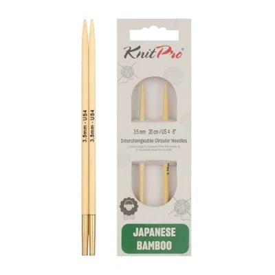 Image of KnitPro Bamboo interchangeable needle tips 3.50mm 3pcs