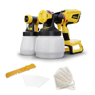 Image of WAGNER battery powered paint Sprayer W 600 FLEXiO (Battery and charger are not included) for Wall Ceiling/Wood Metal interior exterior usage, container 1300 ml + 800