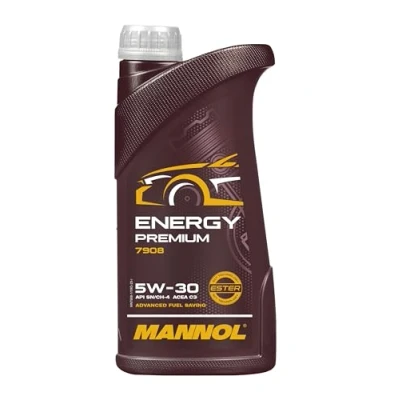 Image of Mannol 1 Litre Energy Premium 5W 30 Engine Oil 7908 ACEA C2 Universal Synthetic Ester Technology
