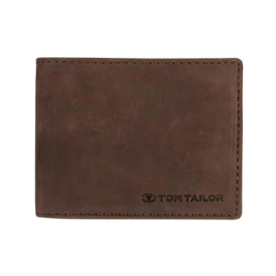 Image of TOM TAILOR Men&#039;s Ron Wallet Landscape Format, Brown, 12.5x9.5x2 cm (B x H T)