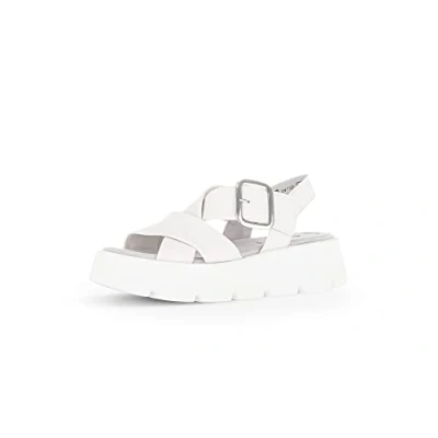 Image of Gabor Platform sandals, Women&#039;s, Size: 4.5, Latte uni Leather