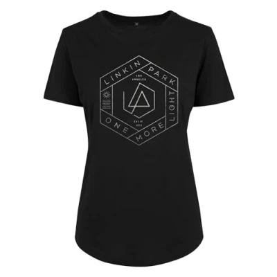 Image of Merchcode Linkin PARK OML FIT TEE Print Tshirt, Women&#039;s, Size: Large, Black