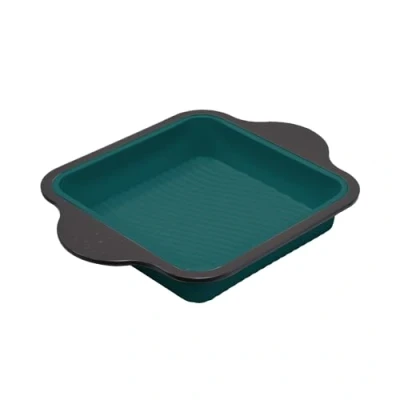 Image of EKAU Smart Flex Square Cake Pan Deep Blue