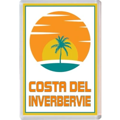 Image of Costa del Inverbervie Jumbo Fridge Magnet 96 x 67mm