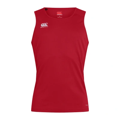 Image of Canterbury Club Dry men&#039;s Vest top in Red