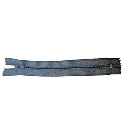 Image of Nylon Zips 5&#039;&#039; 6&#039;&#039; 7&#039;&#039; 8&#039;&#039; 9&#039;&#039; 10&#039;&#039; Assorted Colors Closed Ended Sewing. (Grey, 7)