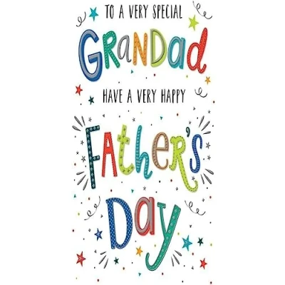 Image of Piccadilly Greetings Modern Father&#039;S Day Card Grandad 8 x 6 Inches Regal Publishing (C88404)