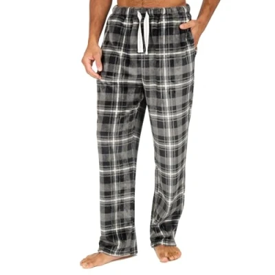 Image of undercover lingerie Boys Fleece Lounge Pants 15C653 Charcoal Check 9 10 Years