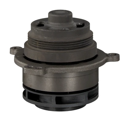 Image of 504093706, 5801807832, 5801931141 Water pump FEBI BILSTEIN 39274 Grey Cast Iron with belt pulley gaskets/seals Plastic