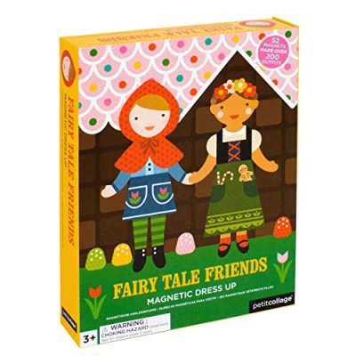 Image of Petit Collage PTC104 Magnetic Game Dress up Figures Fairy Tale, Multi Coloured, Standard Size