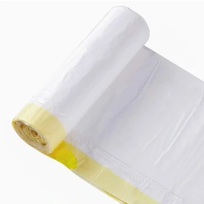Image of Bin Bags Heavy Duty Liners 50L Swing Strong Pedal Drawstring with Tie Handle Unscented 1 Roll, 20 Counts in All