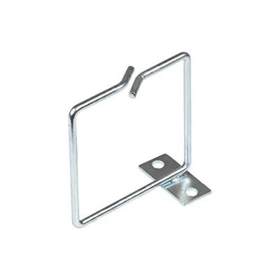 Image of Good Connections Cable Management Bracket 80 x mm Galvanised Steel with Laterally Offset Mounting Plate for Structured in Network/Server Cabinet