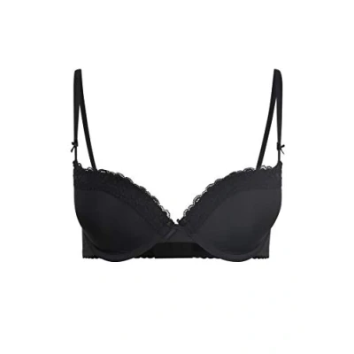 Image of s.Oliver Women&#039;s bh Push up Bra, Black (Black 862), 40B (Size: 90B)