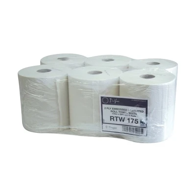 Image of Leonardo RTW175 2 Ply Control Roll, White, 6 x 175 M