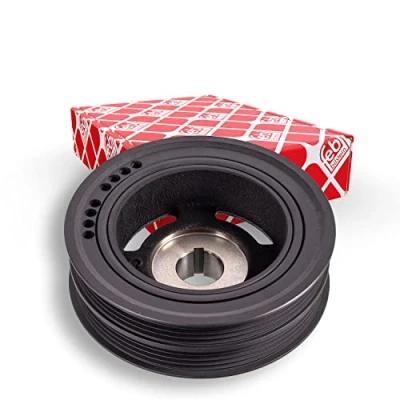 Image of 25182733, 96416271 crankshaft Pulley FEBI BILSTEIN 106752 4PK + 137mm 6 for