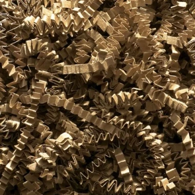 Image of Box.it.pack.it CC2KG Natural Shredded Crinkle Cut Kraft Paper for gift box/hamper fill (2kg)