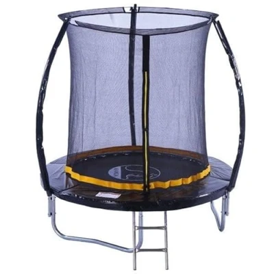 Image of AVC Designs Fitness 6ft, 8ft, 10ft &amp; 12ft Trampoline Round Inc Net Ladder (2025 Curved Shape) (6FT)