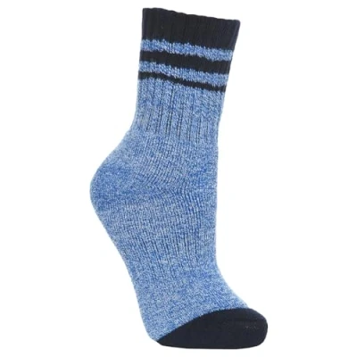 Image of Trespass Vic, Bright Blue Marl, 12 3, Socks Kids Unisex, UK Sizes