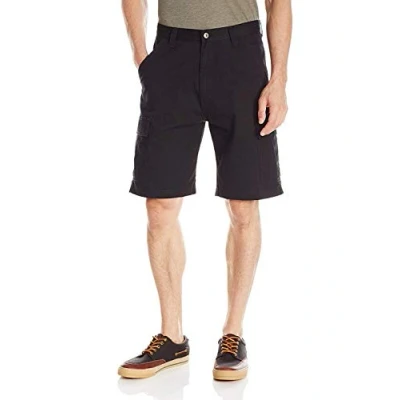 Image of Wrangler Authentics Men&#039;s Classic Relaxed Fit Cargo Short, Black Twill, 38