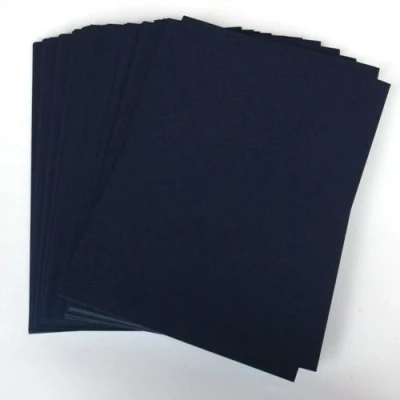 Image of Stella Crafts A4 Navy Blue Card Stock x 100 Sheets, 240gsm (297mm 210mm)