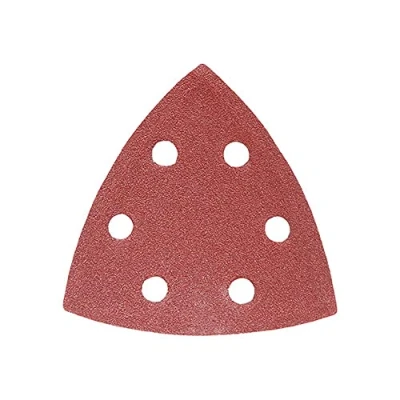 Image of 6x TIMCO Delta Sanding Pads 120 Grit Red 231410 Pack of 5