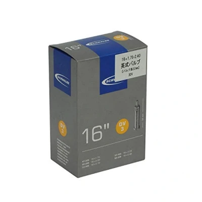 Image of Schwalbe 318575 bicycle inner tube 16x1.75 2.50 dunlop 32 mm