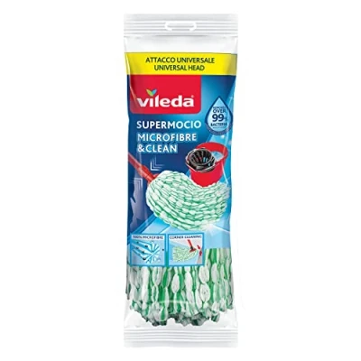 Image of Vileda 159808 Microfibre&amp; Clean SuperMop Bow, Green