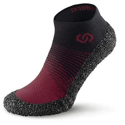 Image of Skinners 2.0 Carmine Minimalist Barefoot Sock Shoes for Men &amp; Women Ultra Portable Lightweight Breathable Footwear