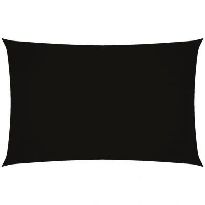 Image of vidaXL Sunshade Sail Oxford Fabric Rectangular 2x5 m Black