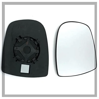 Image of Fits Nissan Primastar, For 2001 to 2014 Convex Wing Mirror Glass LEFT HAND (UK Passenger Side)