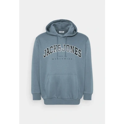 Image of Jack &amp; Jones Jjecaleb Varsity HOOD Sweatshirt, Men&#039;s, Size: XL, Stormy weather