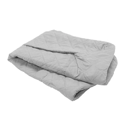 Image of Furhaven Replacement Dog Bed Cover Quilted Sofa Style, Machine Washable Silver Gray, Large