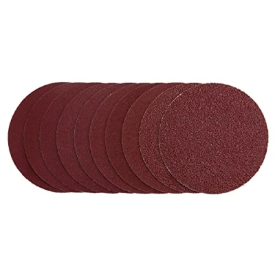 Image of Draper Sanding Discs, 125mm, Hook &amp; Loop, Assorted Grit 40G, 80G, 120G, 240G (Pack of 10)