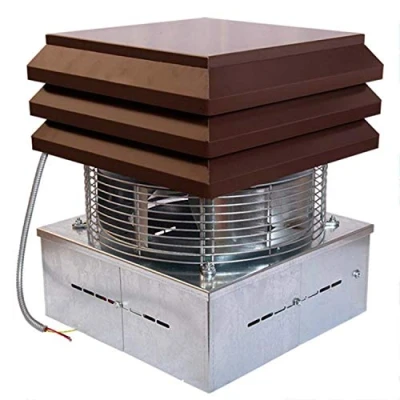 Image of Gemi Elettronica Chimney Fan Electric Flue Exhaust For BBQ Hut Fireplace Thermo Stove Wood Oven Industrial Hoods Basic Model