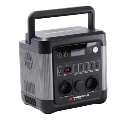 Image of Yard Force 1200W Portable Power Station with 22.2V / 43.5Ah Lithium Ion battery, triple USB ports and dual AC output LX PS1200