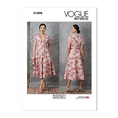Image of Vogue Patterns V1898F5 Misses Dress F5 (16 18 20 22 24)