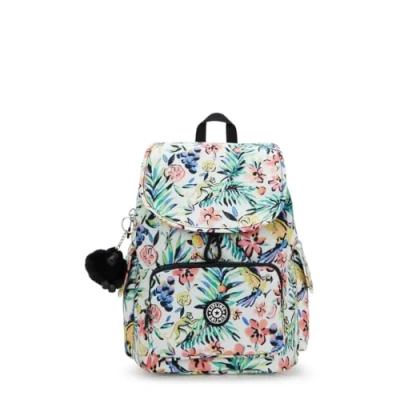 Image of Kipling CITY PACK S Small Backpack, Cocktail Floral (Orange)