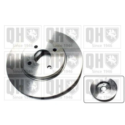 Image of 2M5V1125AA, 2M5V1125AB, 4328921, 4410264 Brake disc QUINTON HAZELL BDC5316 300mm 24mm 4 Vented FORD: Focus Mk1 Hatchback, Estate
