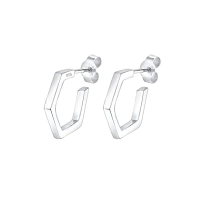 Image of Elli Women&#039;s 925 Sterling Silver Xilion Cut Earrings