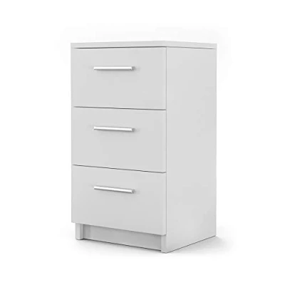 Image of Vicco Nightstand, White, 38 x 66 cm