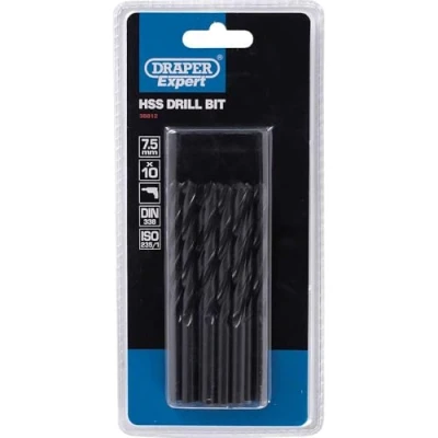 Image of Draper HSS Drill Bit, 7.5mm (Pack of 10)