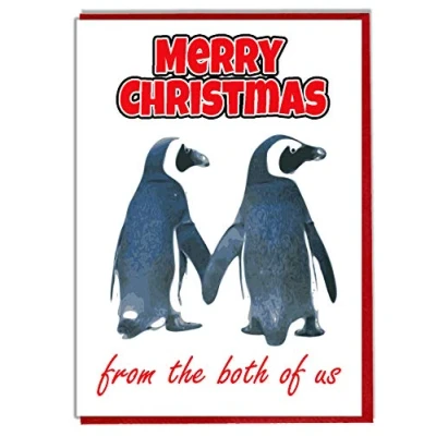 Image of AK Giftshop Merry Christmas Card From Both Of Us